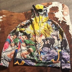 Hunter X Hunter Anime Graphic Hoodie with Colorful Design